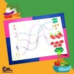 How Many Vegetables? Thanksgiving Numbers and Quantity Lesson for Kids Worksheets (4-6 Year Olds)