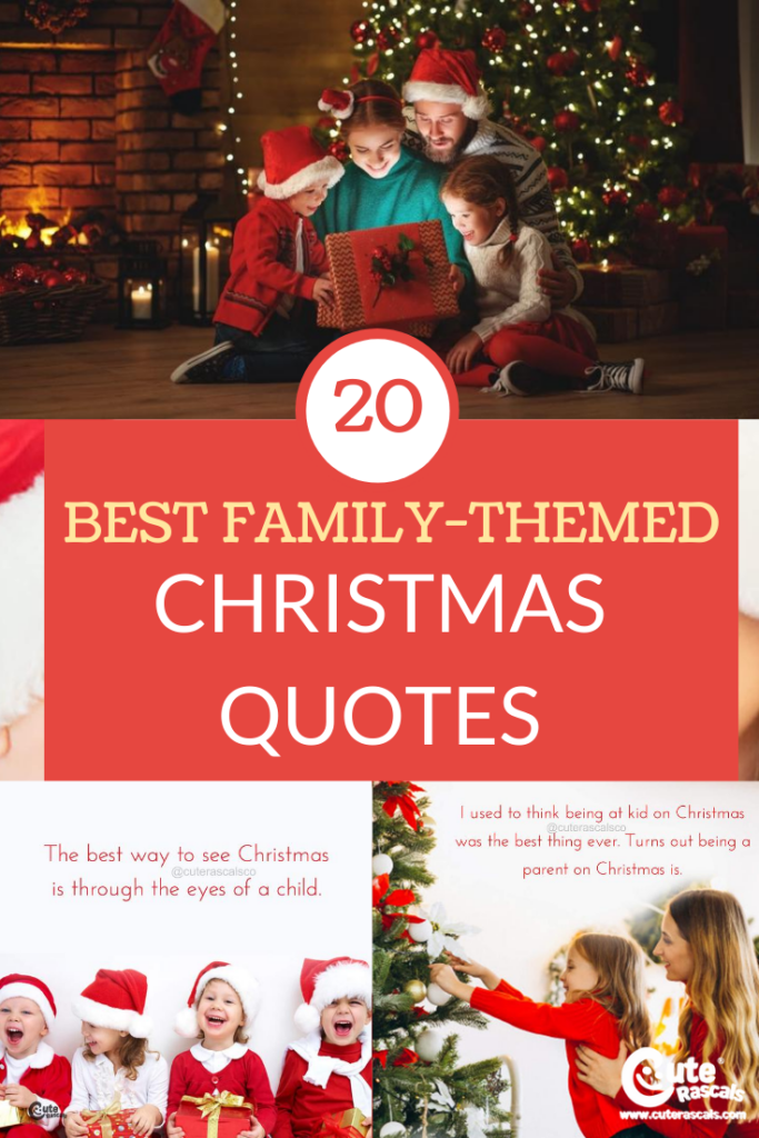 Celebrate Christmas by spreading heartwarming messages. See our list of wonderful family themed Christmas quotes