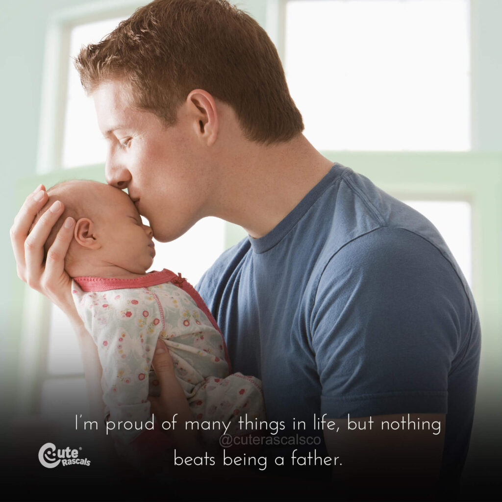 Nothing beats being a father. A daddy and baby moment. Father and son relationship quotes