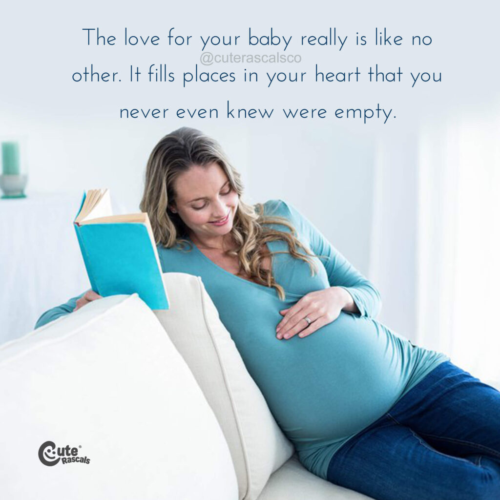 The love for your baby pregnancy quote