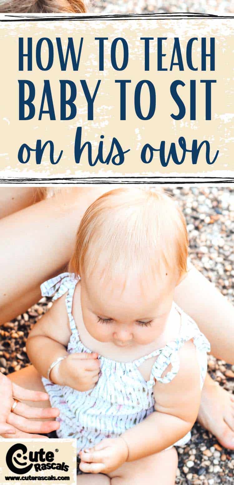 How to teach baby to sit on his own