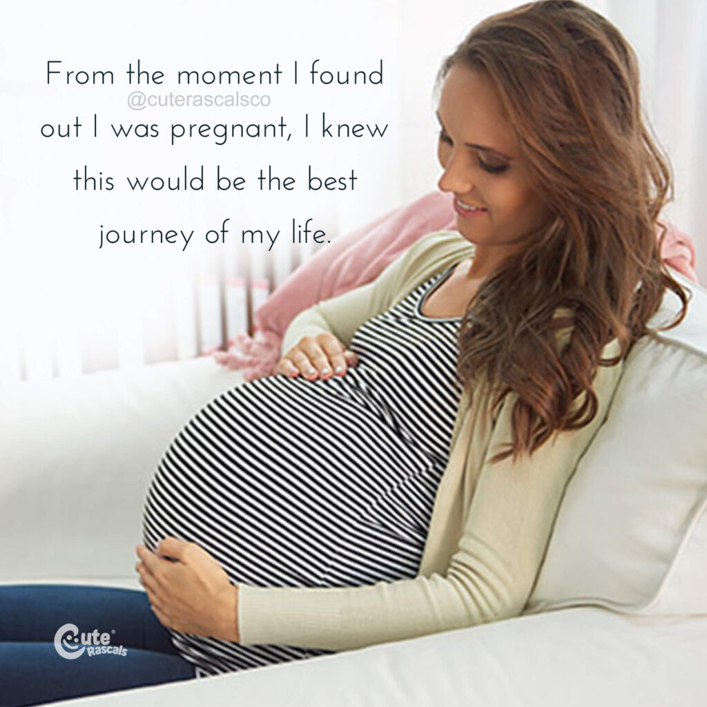 From the moment I found out I was pregnant, I knew this would be the best journey of my life.