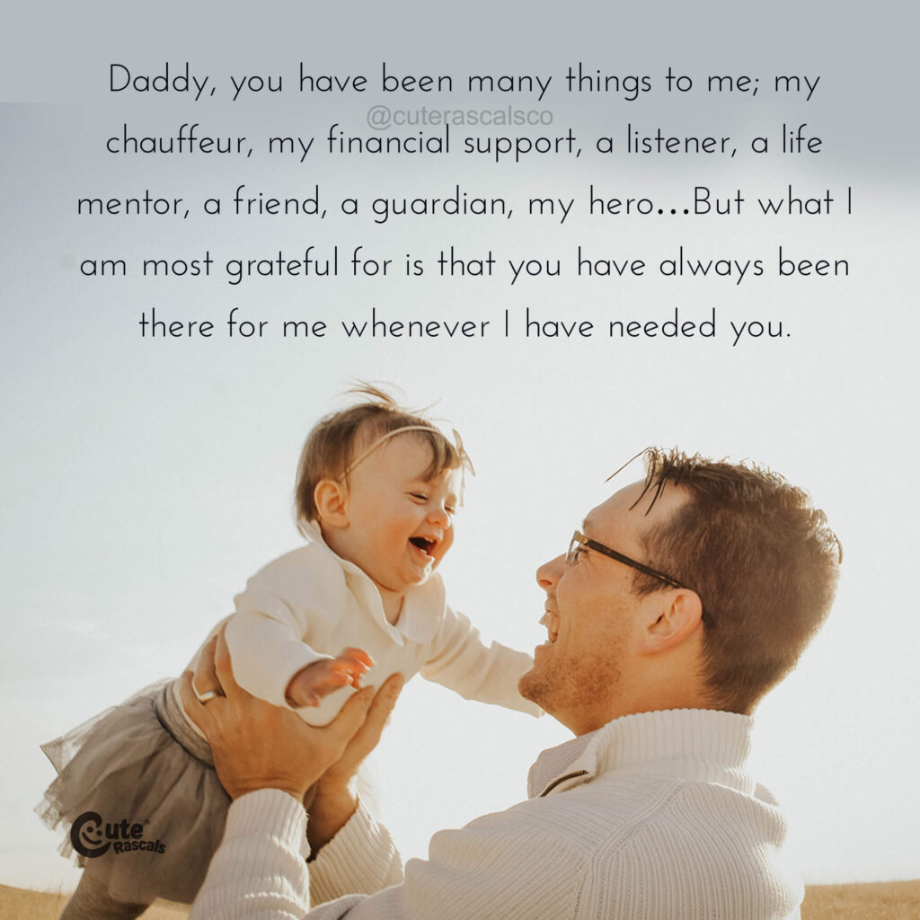 Daddy, you have been many things to me - Father and daughter quotes” title=”Daddy, you have been many things to me - Father and daughter quotes