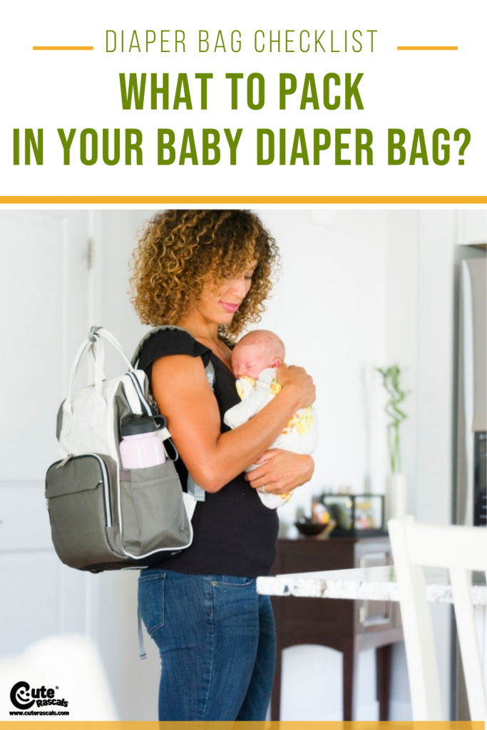 Going out with a baby? Make sure you have baby essentials.