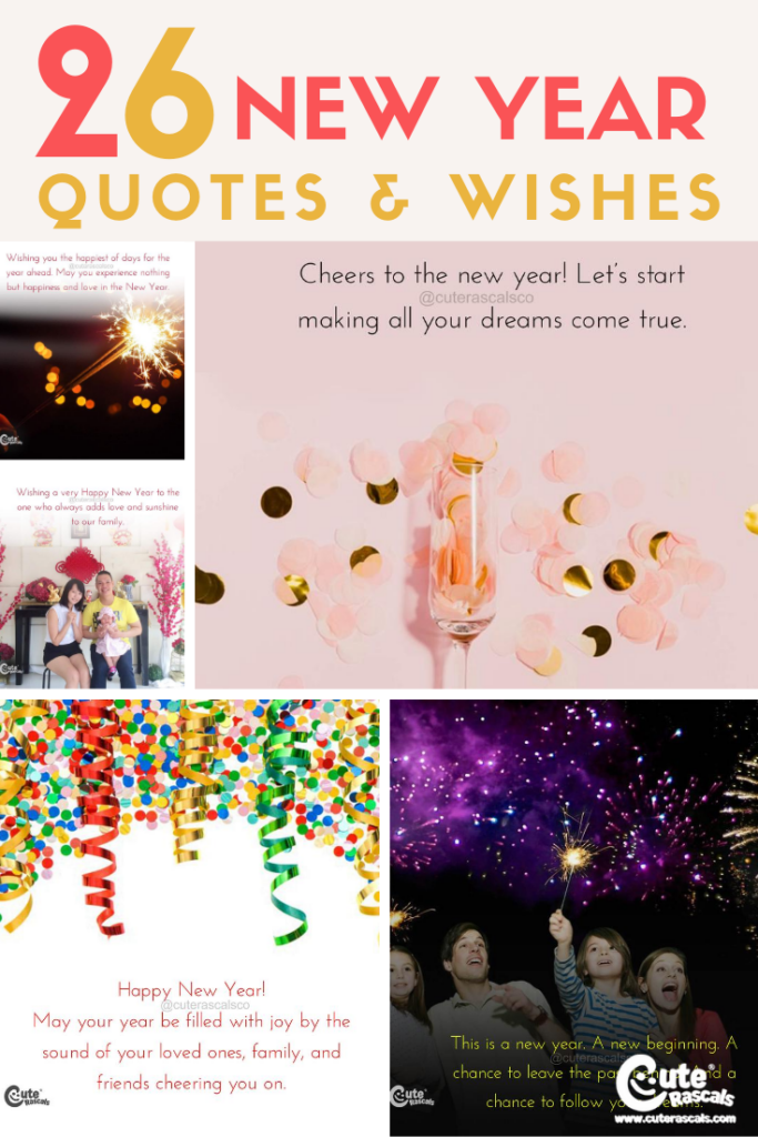 Celebrate the new year with wishes of hope and happiness. See our list of the best New Year Quotes & Wishes