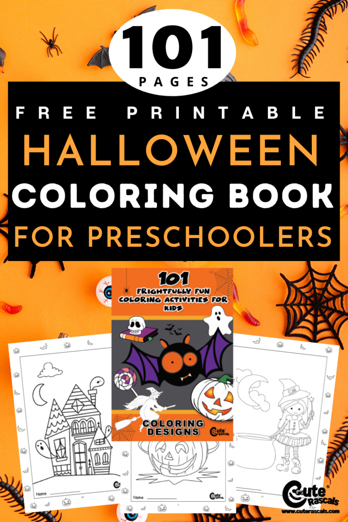 Halloween isn't just about treats! Make it a fun learning opportunity by giving them a fun activity sheets. Click and download our free printable 101 pages of Halloween coloring book.