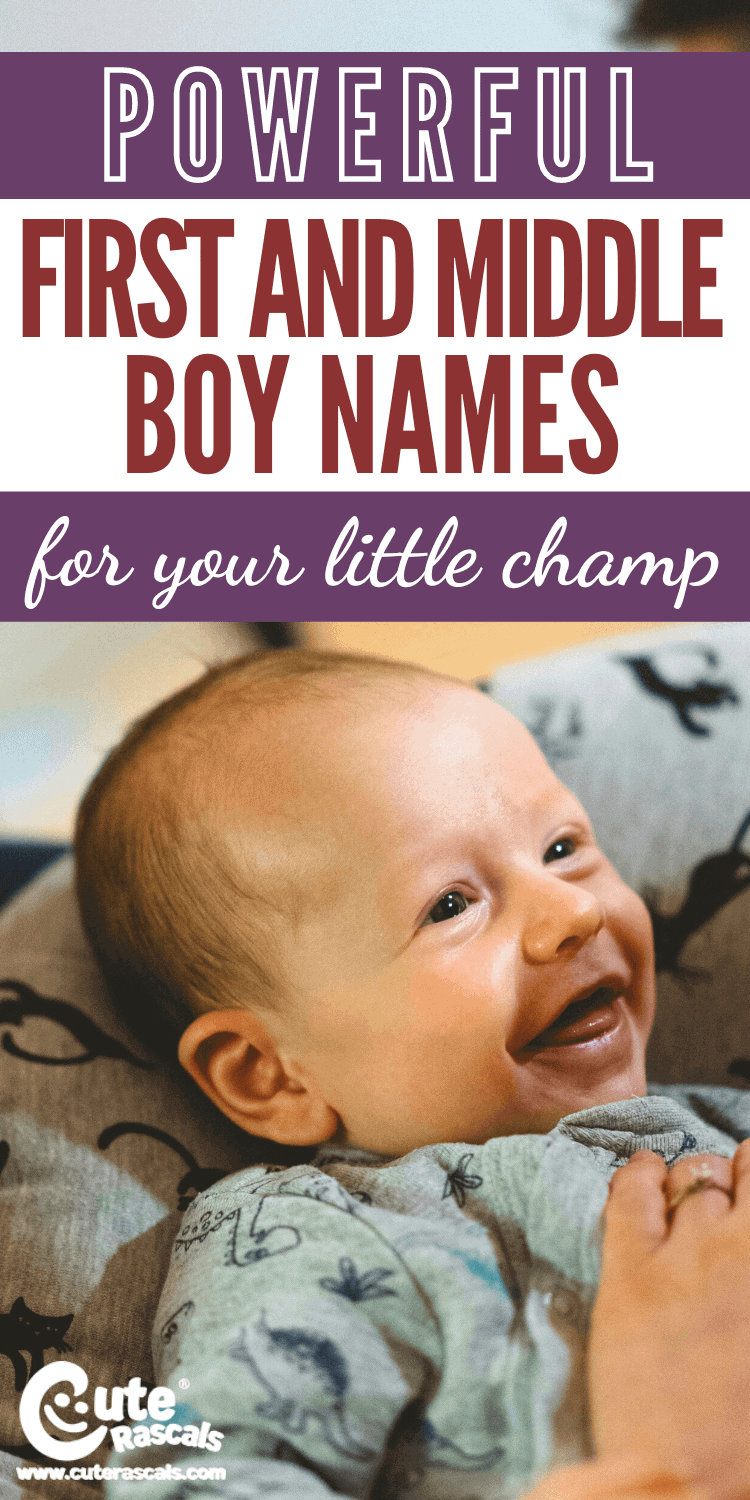 Powerful First And Middle Boy Names For Your Little Champ