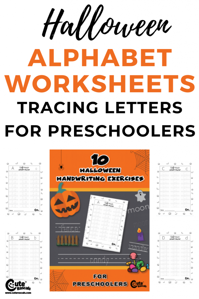Give your kids fun activities to do. Make writing the alphabet more fun for kids with our free printable Halloween alphabet worksheets for preschool.
