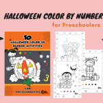Free Printable Halloween Color by Number Pages for Kids