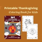 101 Free Printable Thanksgiving Coloring Book for Kids