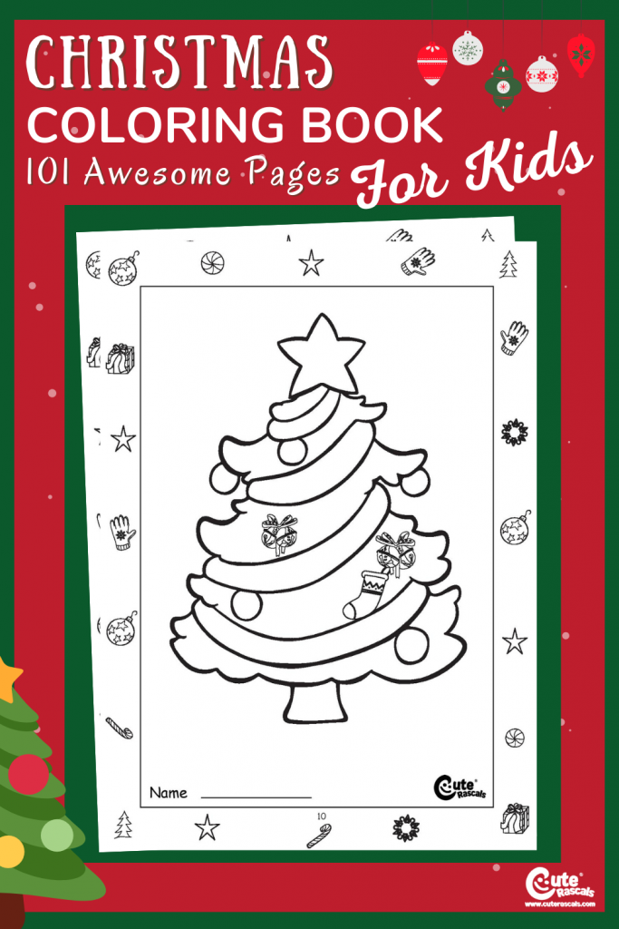 Fun coloring sheets for kids for Christmas