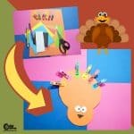 Thanksgiving Fine Motor Activity for Kids Put the Clothespins on the Turkey (4-6 Year Olds)