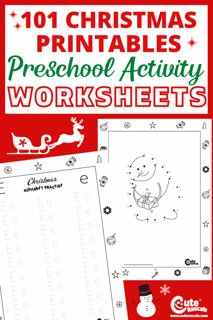 Collection of 100 pages of worksheets for kids.