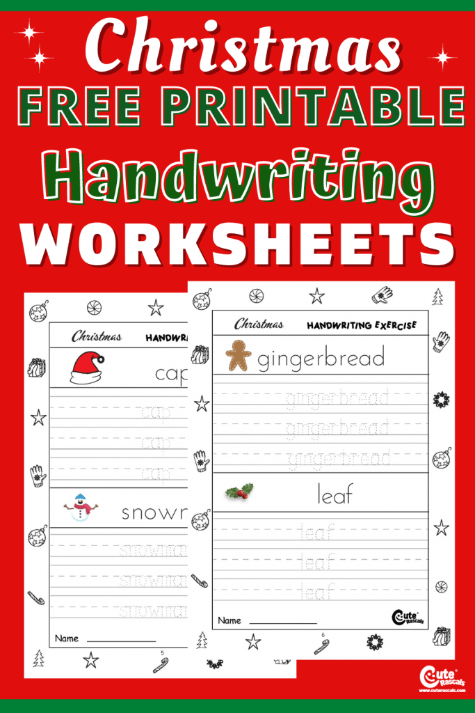 Fun free printable handwriting exercises for preschoolers