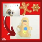 Gingerbread Cookie Pre-K Christmas Fun Craft for Kids with Worksheets (4-6 Year Olds)