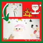 Santa Claus Drawing Christmas Art for Kindergarten Worksheets (4-6 Year Olds)