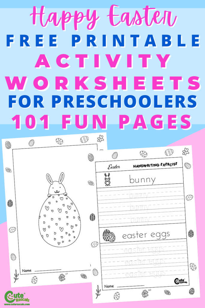 Fun worksheets for preschoolers