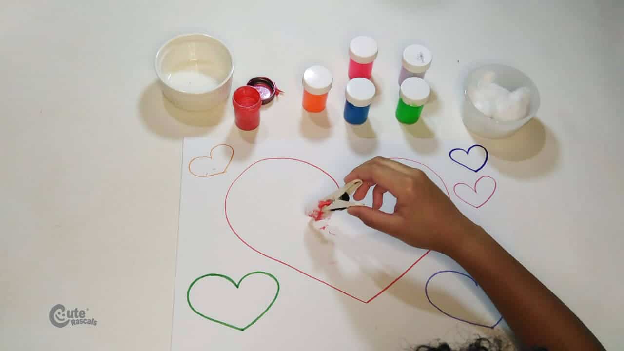 paint the hearts