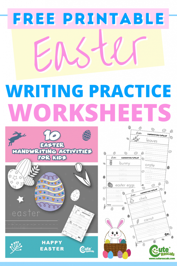 Fun writing practice sheets for preschoolers