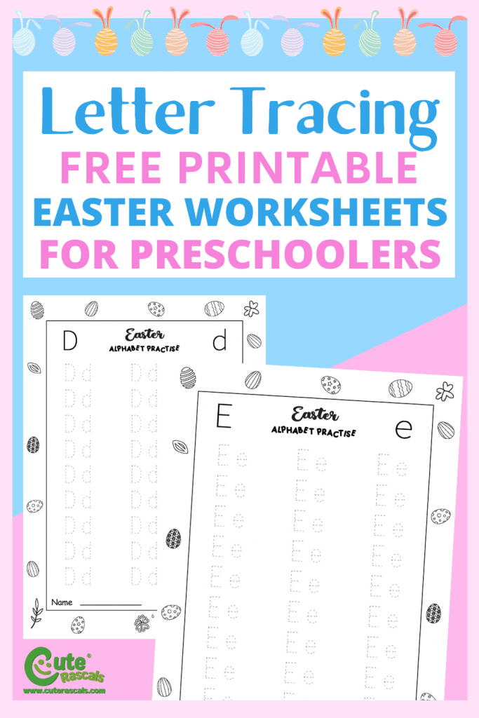Get kids to practice their handwriting with this letter tracing worksheets.