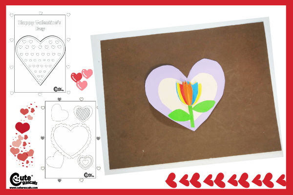 Easy and fun DIY Valentines card for kids.