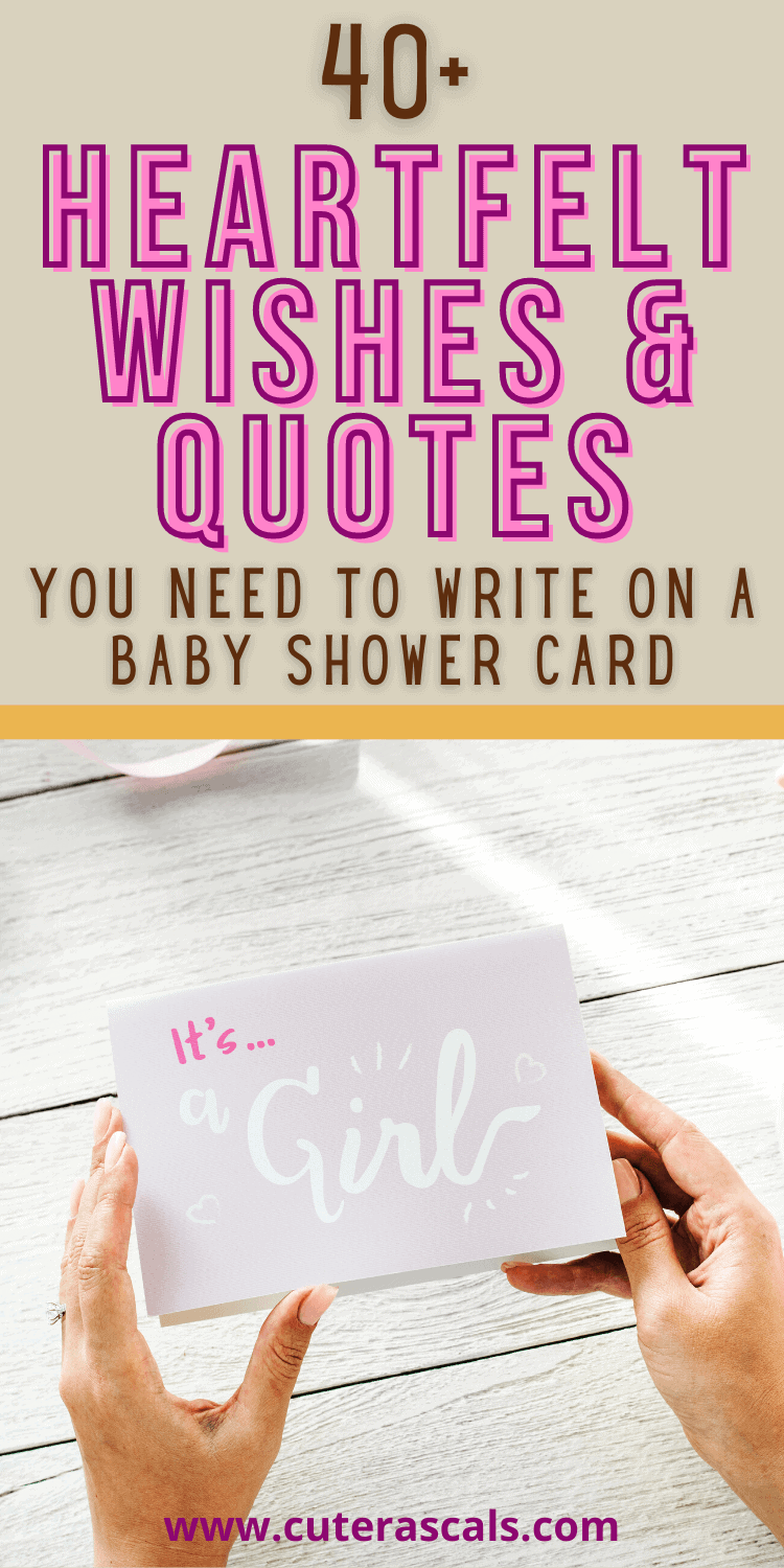 40+ Heartfelt Wishes & Quotes You Need to Write on a Baby Shower Card