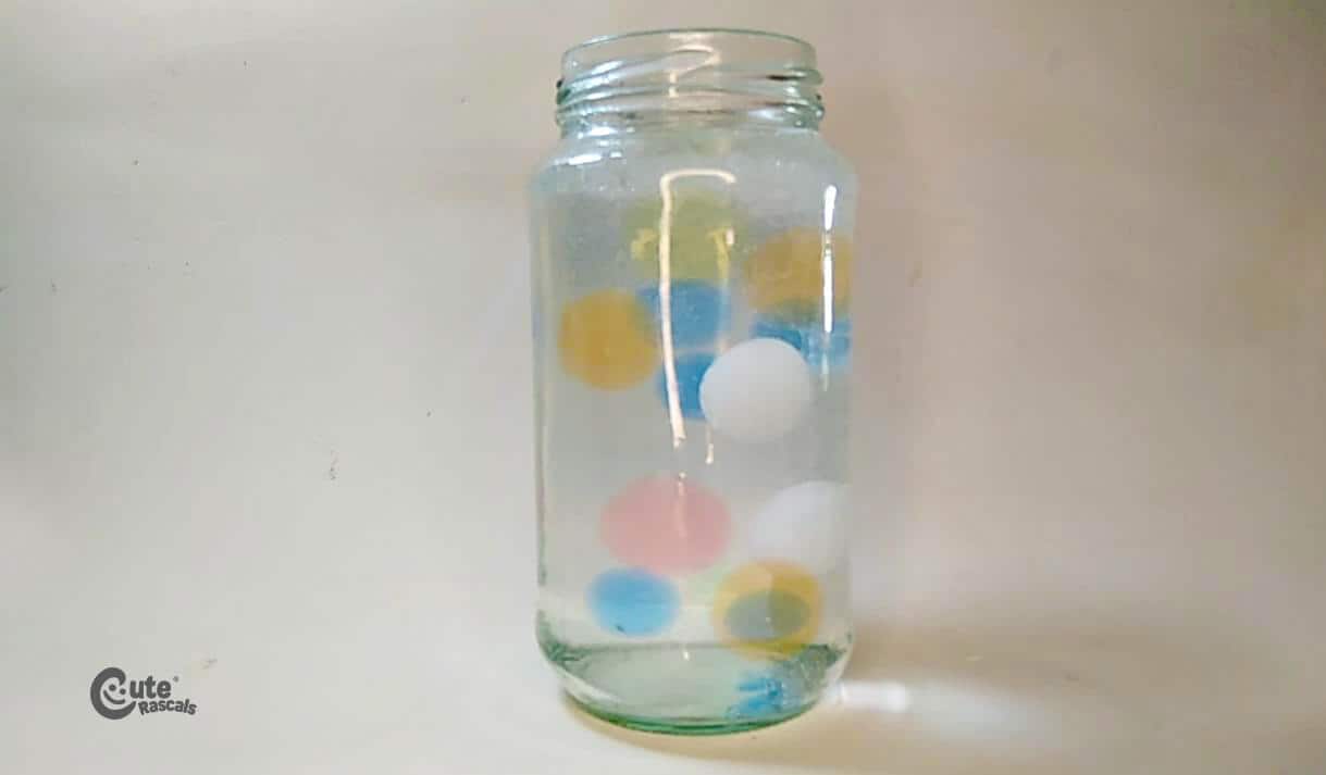 floating gel balls experiment