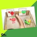 Easy Dinosaur Craft for Kids to Have Fun with Geometric Shapes Montessori Activity with Printable Worksheets (4-6 Year Olds)