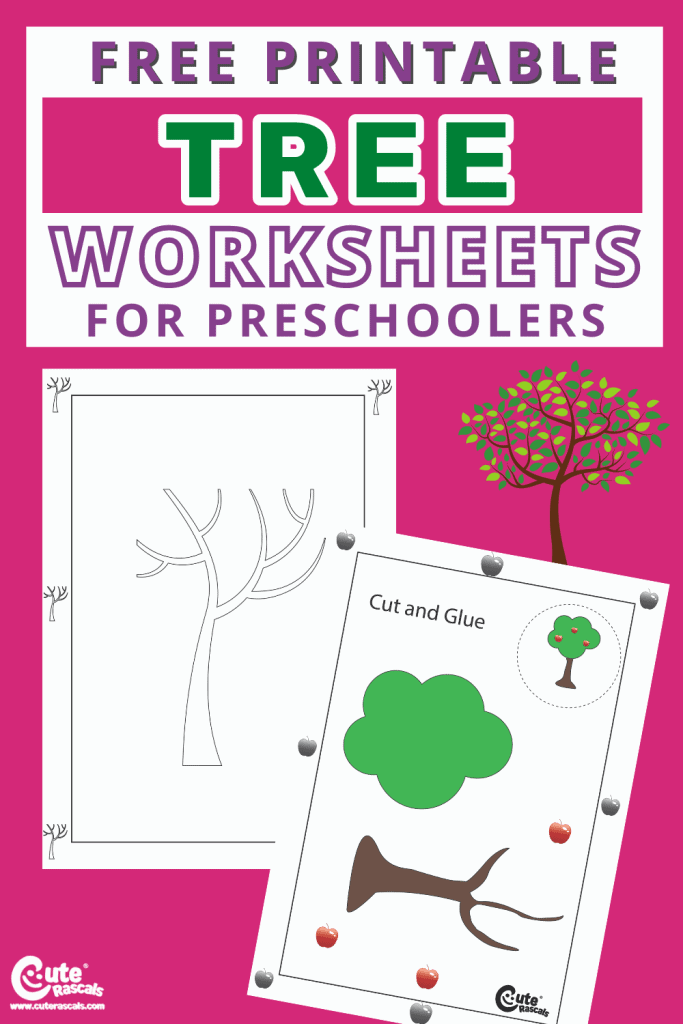 Free printable tree worksheets for preschoolers