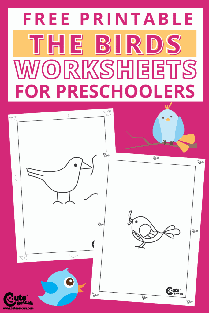Free printable bird coloring sheets