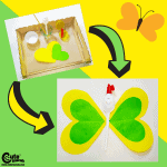 Butterfly Heart Wings Easy Craft Idea Montessori Worksheets (4-6 Year Olds)