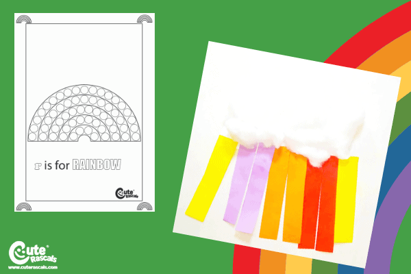 Easy Rainbow Craft for St. Patrick's Day