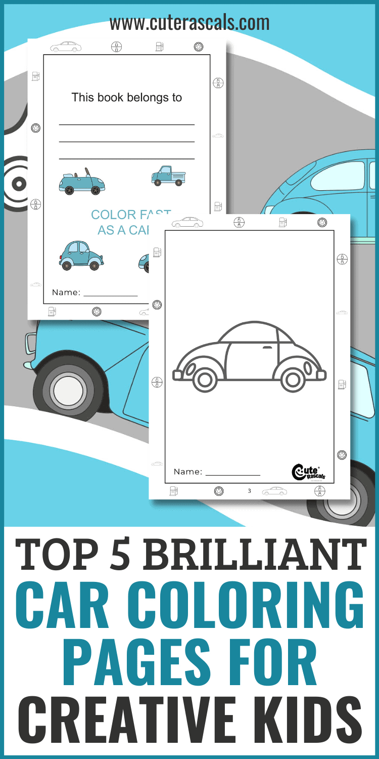 Top 5 Brilliant Car Coloring Pages for Creative Kids
