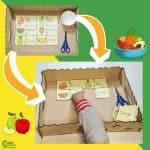 Fruit Names Language Puzzles for Kids Montessori Worksheets (4-6 Year Olds)