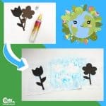 Watering Plants Earth Day Art Projects for Kids with Worksheets (4-6 Year Olds)
