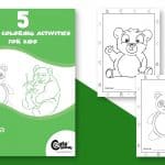 5 Panda Coloring Pages for Kids (Detailed and Fun)