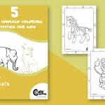 5 Amazing Wild Animal Coloring Pages For Kids' Playtime