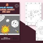 Intelligent Kids: 5 Solar System Coloring Pages for Kids