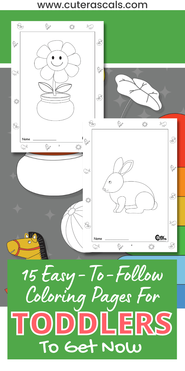 15 Easy-To-Follow Coloring Pages For Toddlers To Get Now