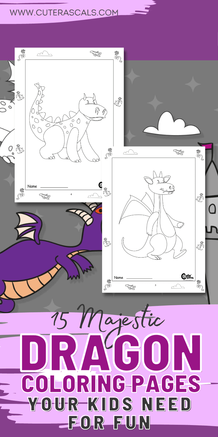 15 Majestic Dragon Coloring Pages Your Kids Need for Fun