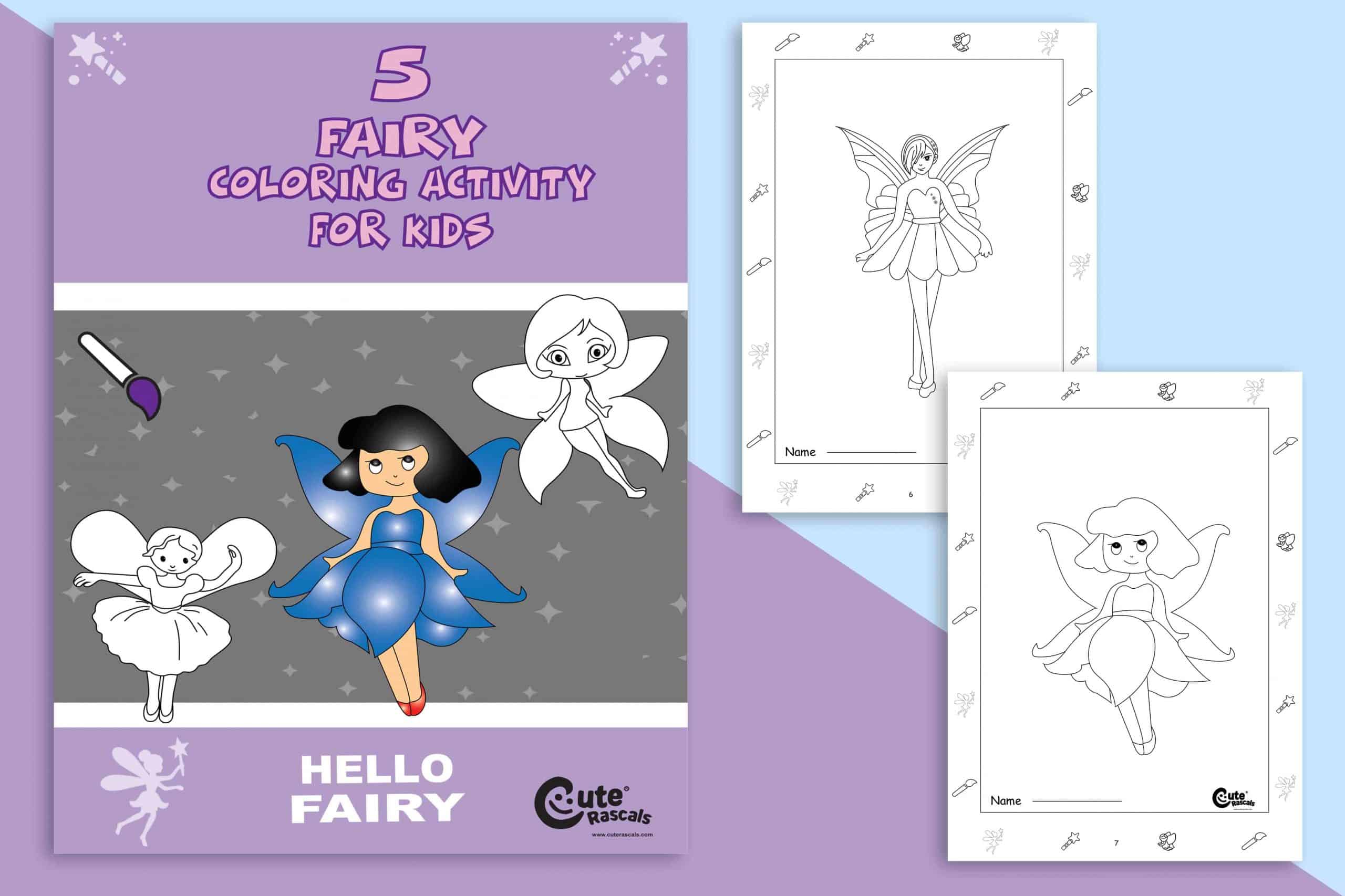 5 Magical Fairy Coloring Pages You Need for Kids