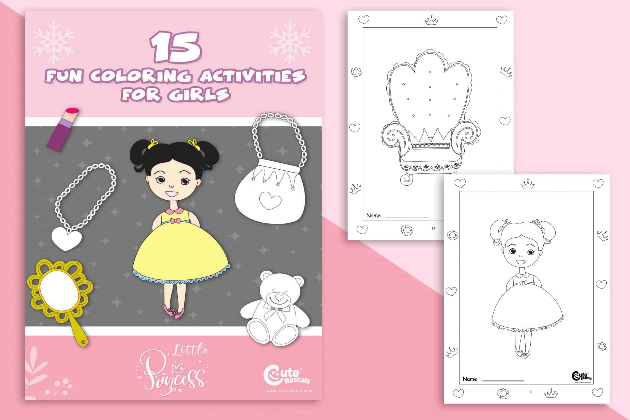 15 Unique Coloring Pages for Girls to Have Fun