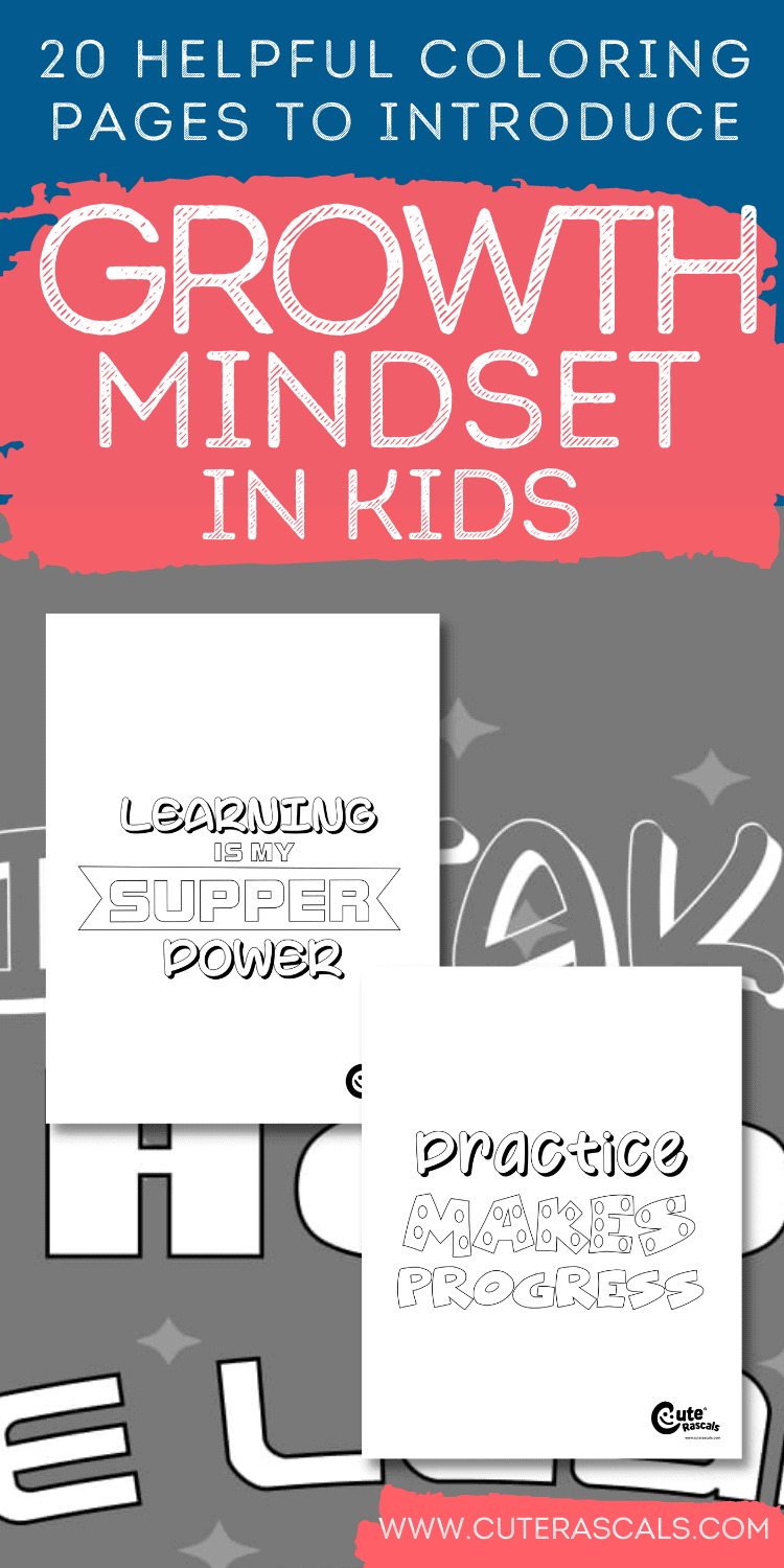 20 Helpful Coloring Pages To Introduce Growth Mindset In Kids