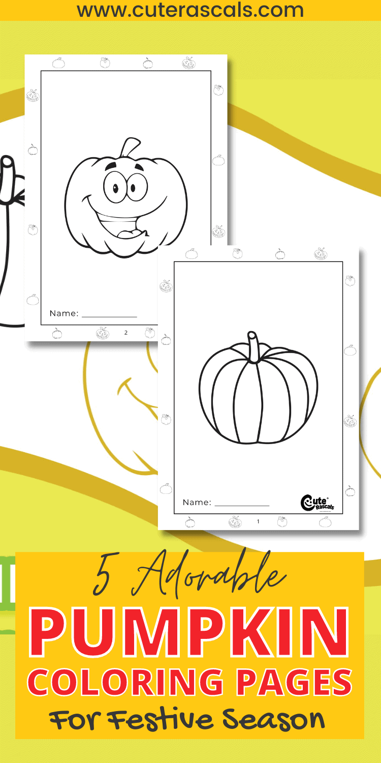 5 Adorable Pumpkin Coloring Pages for Festive Season