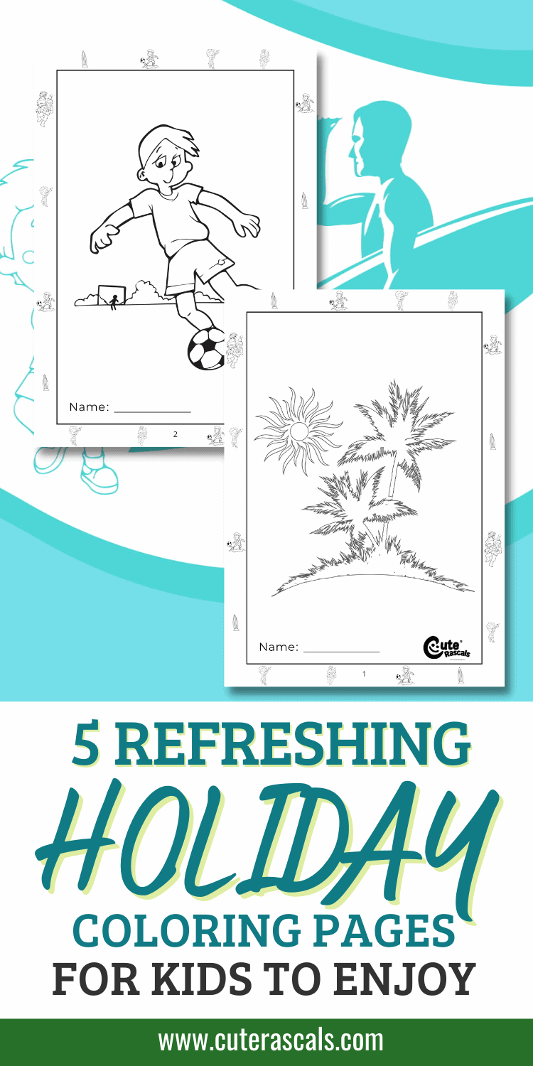 5 Refreshing Holiday Coloring Pages for Kids to Enjoy