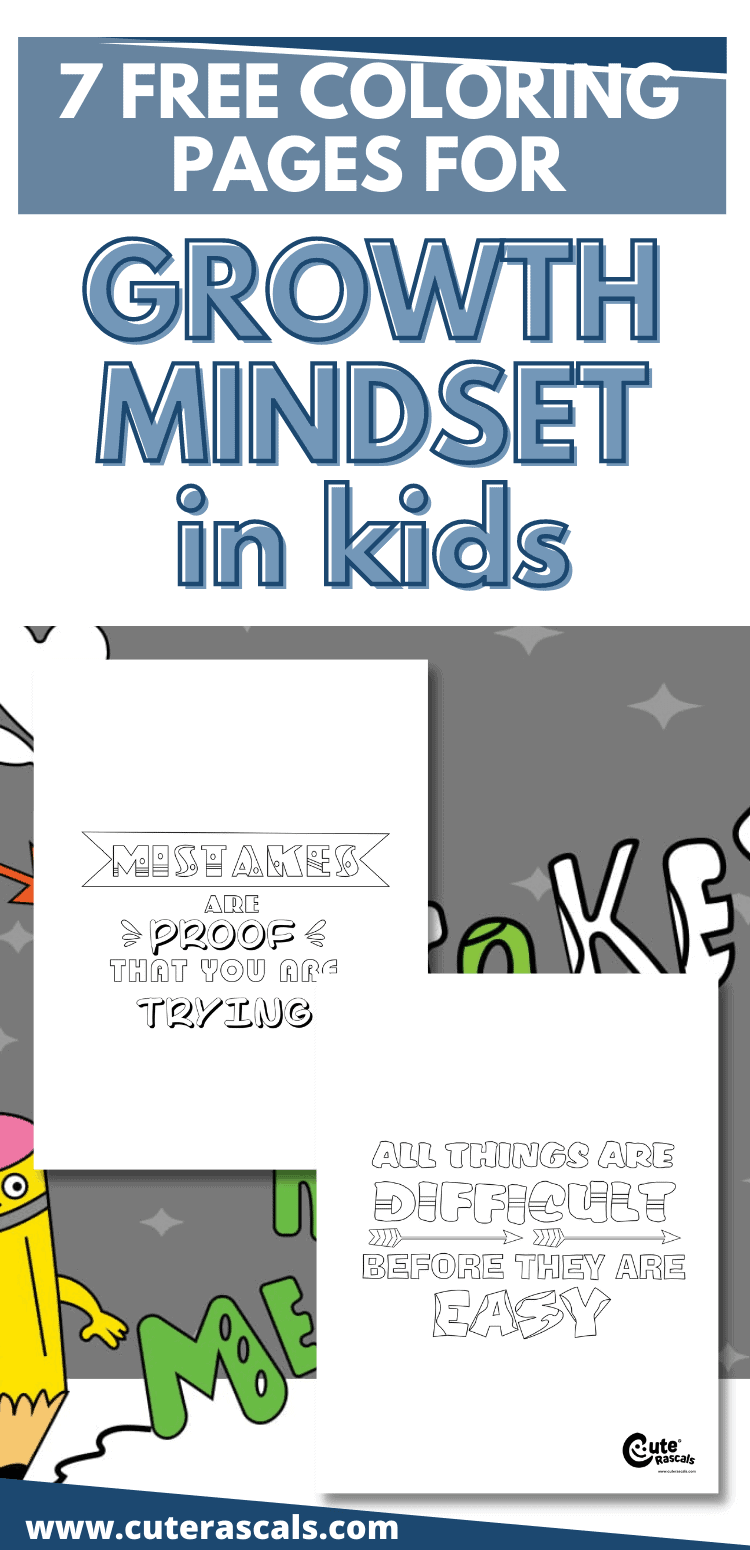 7 Free Coloring Pages For Growth Mindset In Kids