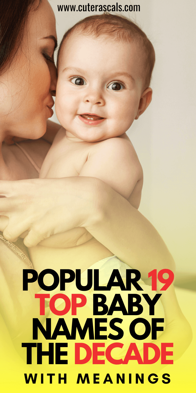 Popular 19 Top Baby Names of The Decade With Meanings