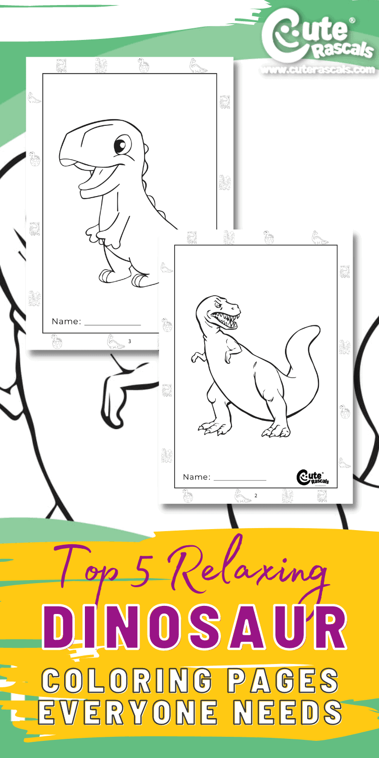 Top 5 Relaxing Dinosaur Coloring Pages Everyone Needs