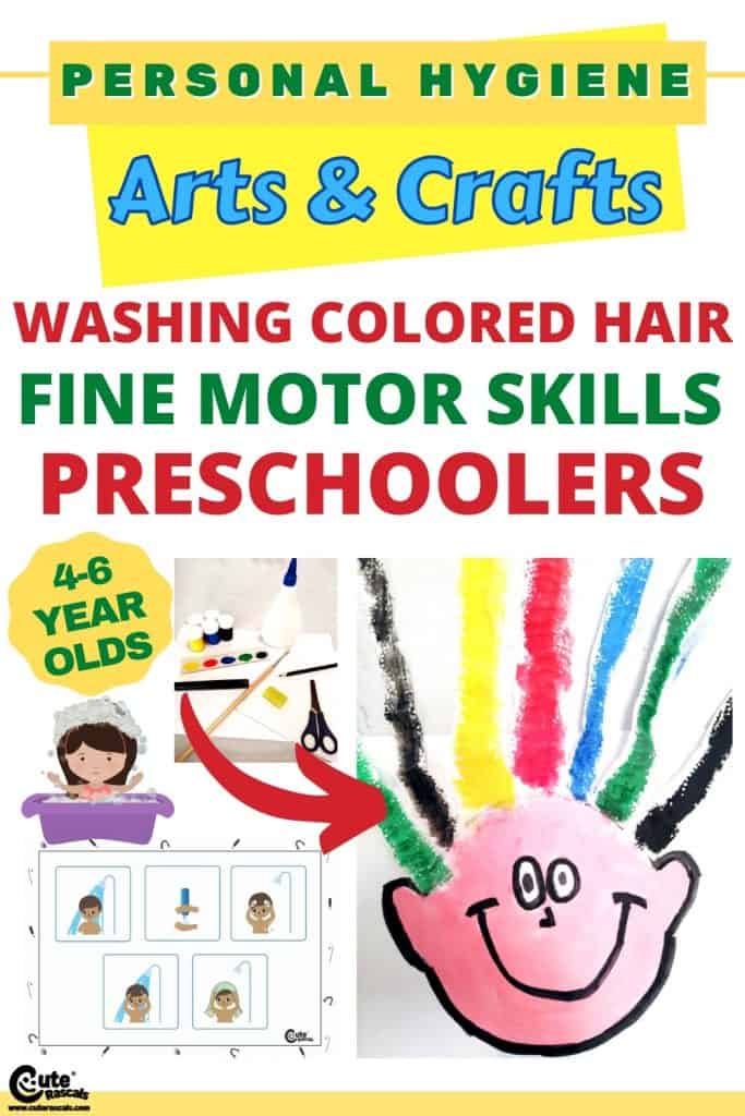 Easy and fun art and craft for kids that will teach them about personal hygiene