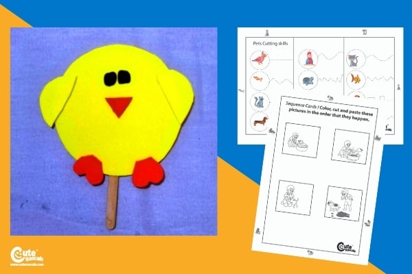 My Favorite Pet Animal Crafts for Kids Hygiene Lesson Worksheets (4-6 Year Olds)